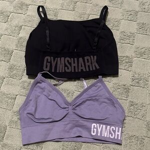 Gymshark Black and Lavender Sports Bras